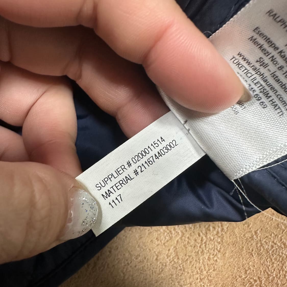 ✨ (바배) 폴로 랄프로렌 네이비 퀄팅 여성 자켓  상품이미지4