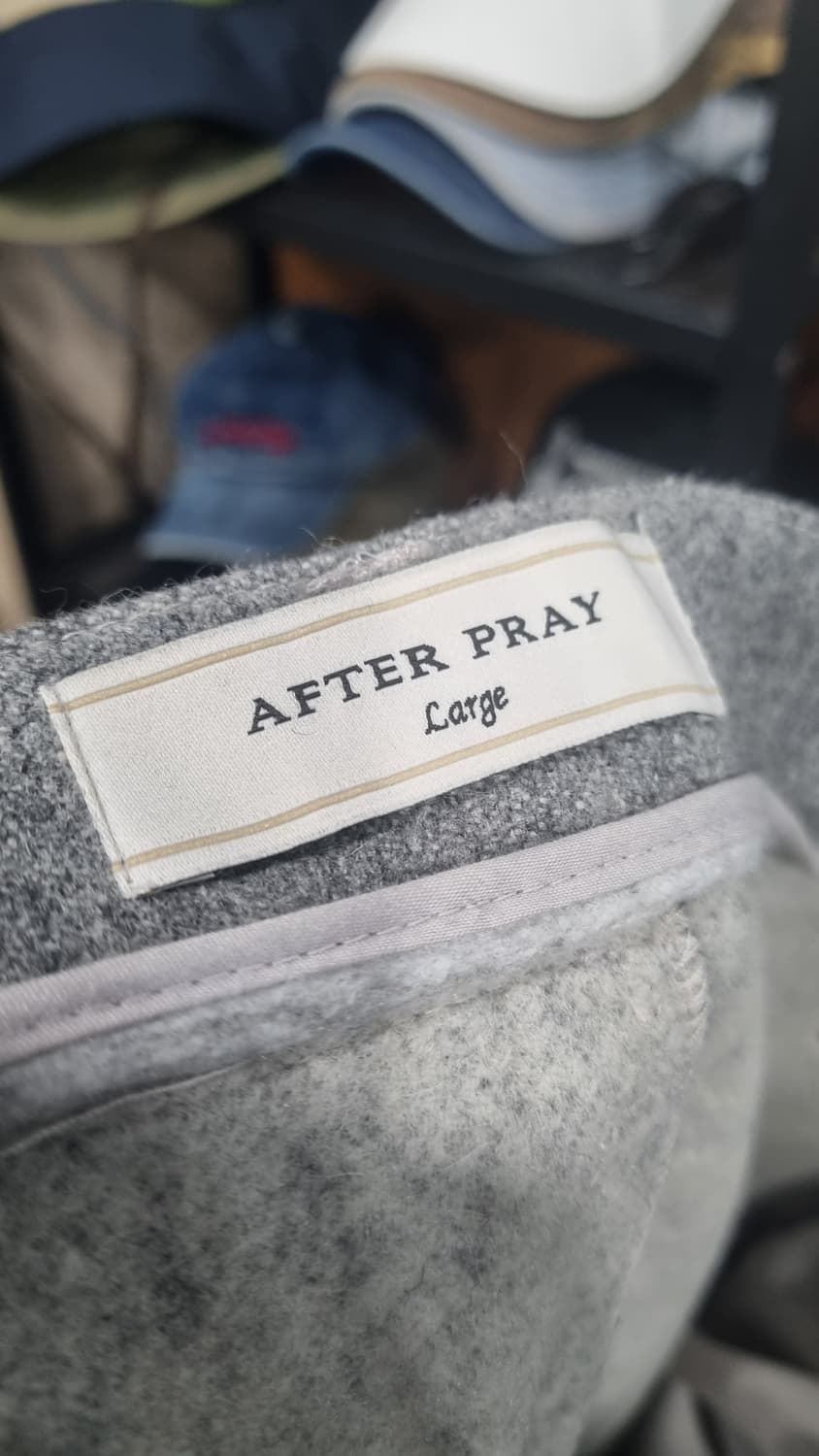 에프터 프레이 그레이색 울혼방 와이드팬츠 34size 거의새거 상품이미지4