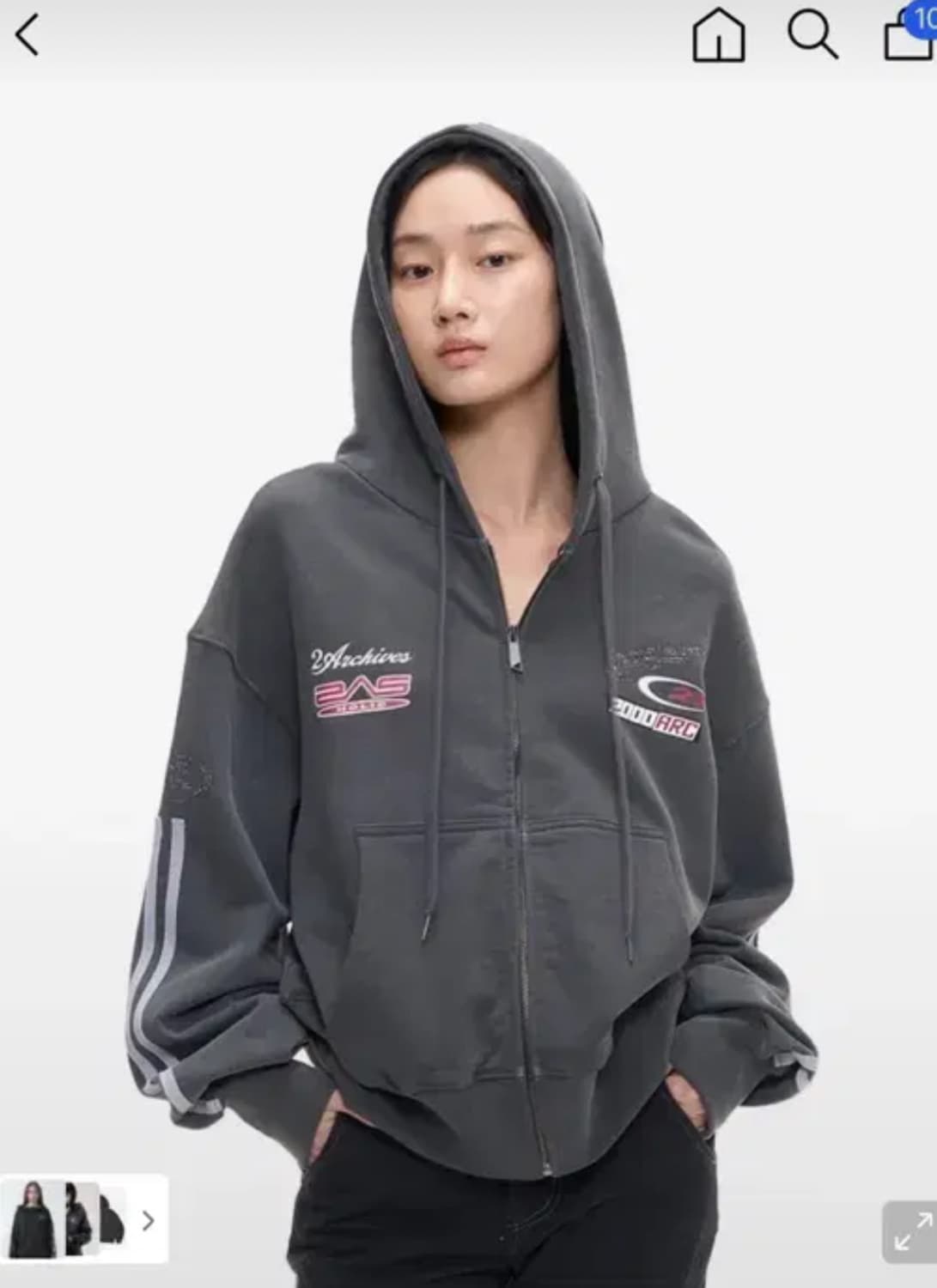 2000아카이브스 ARC RACING HOODIE ZIP UP 상품이미지1