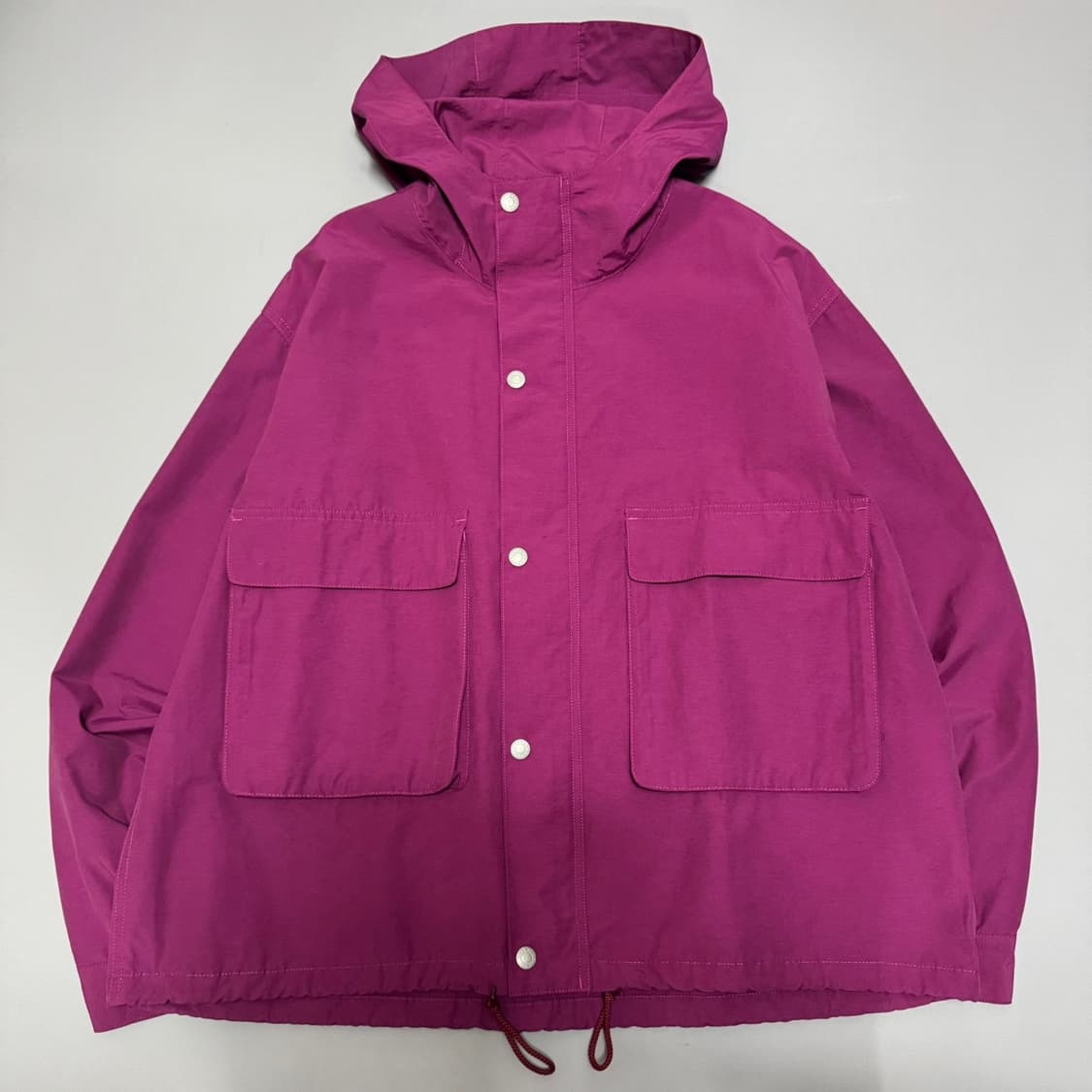 어반리서치 퍼플컬러 코튼 트윌 코튼 쇼트 유틸리티 포켓 마운틴 자켓 상품이미지6