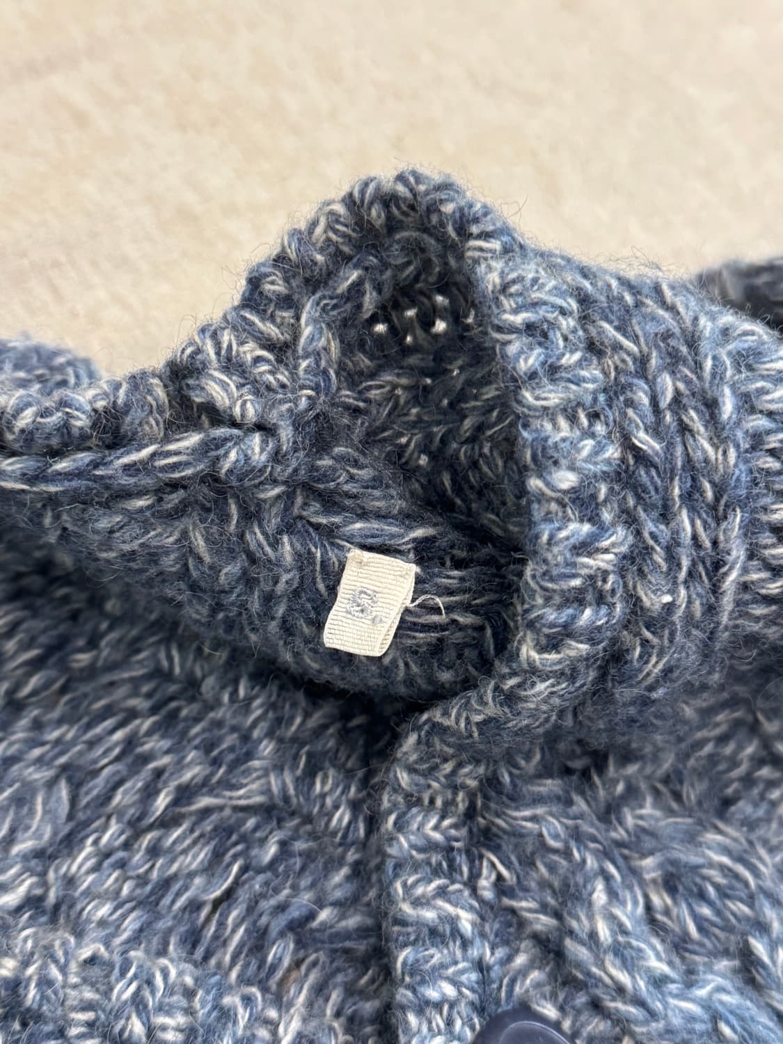 솔로이스트 피셔맨 카멜 니트 가디건 상품이미지6