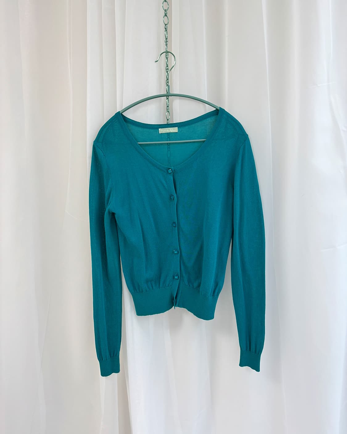 polar emerald diamond button-up cardigan 상품이미지4