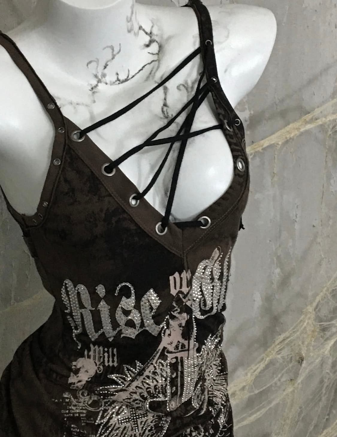 Salvage Rope Detail Grunge Onepiece 상품이미지2
