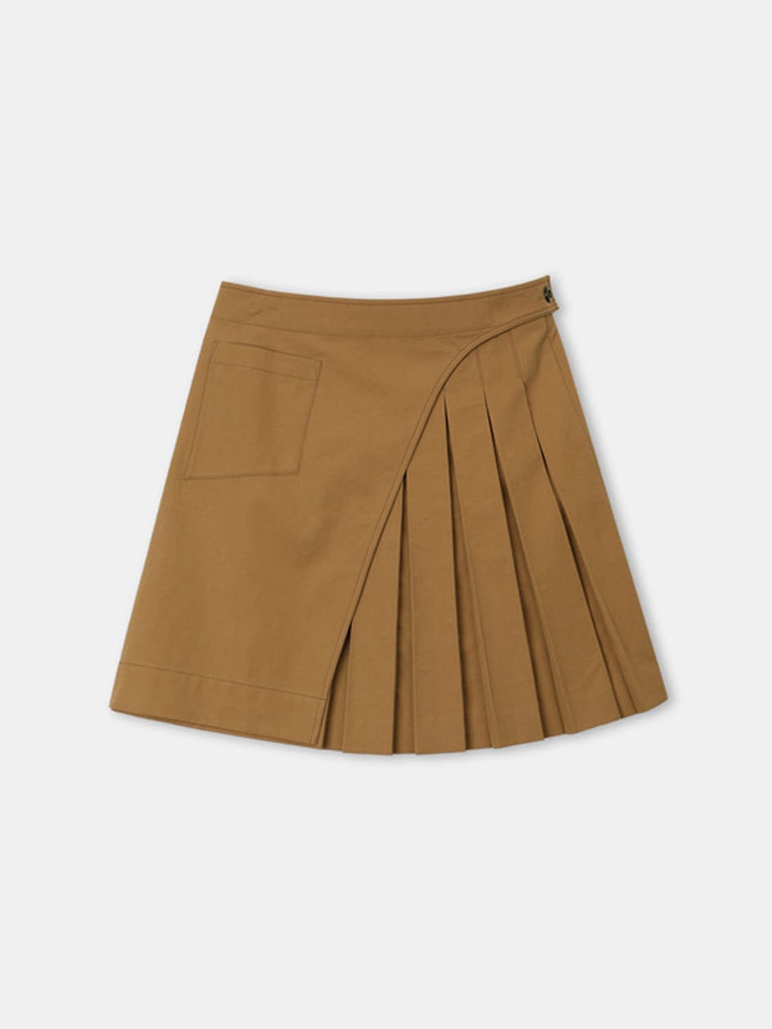 에토스 하프 플리츠 미디 스커트 네이비, 베이지 일괄 상품이미지2