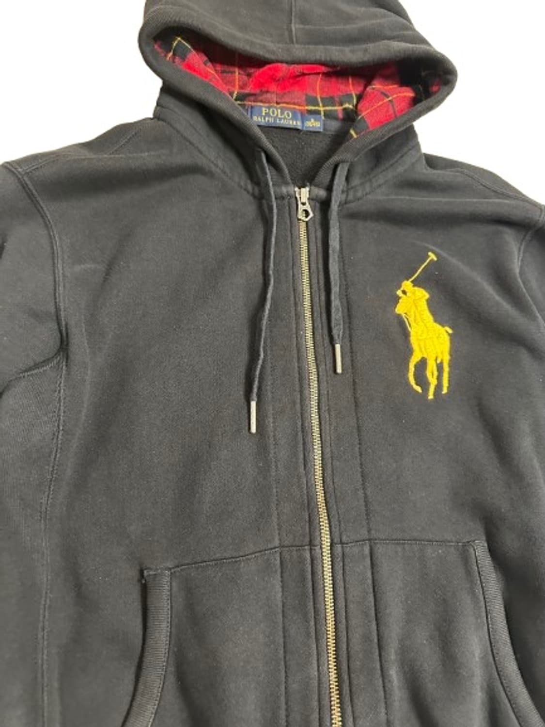 폴로 빅포니 후드집업 (s) 블랙 상품이미지2