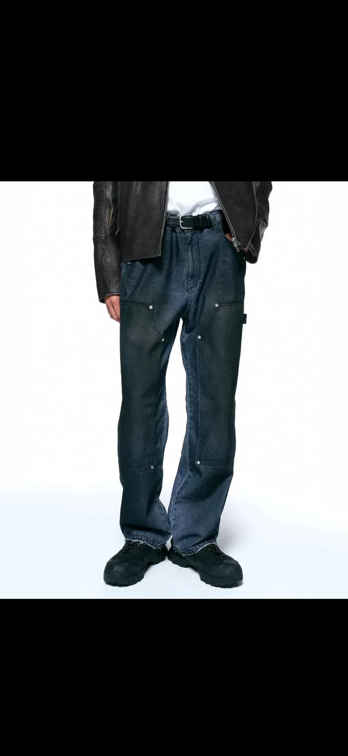 인사일런스 더블 프론트 워크팬츠 더블니팬츠 M사이즈 상품이미지1