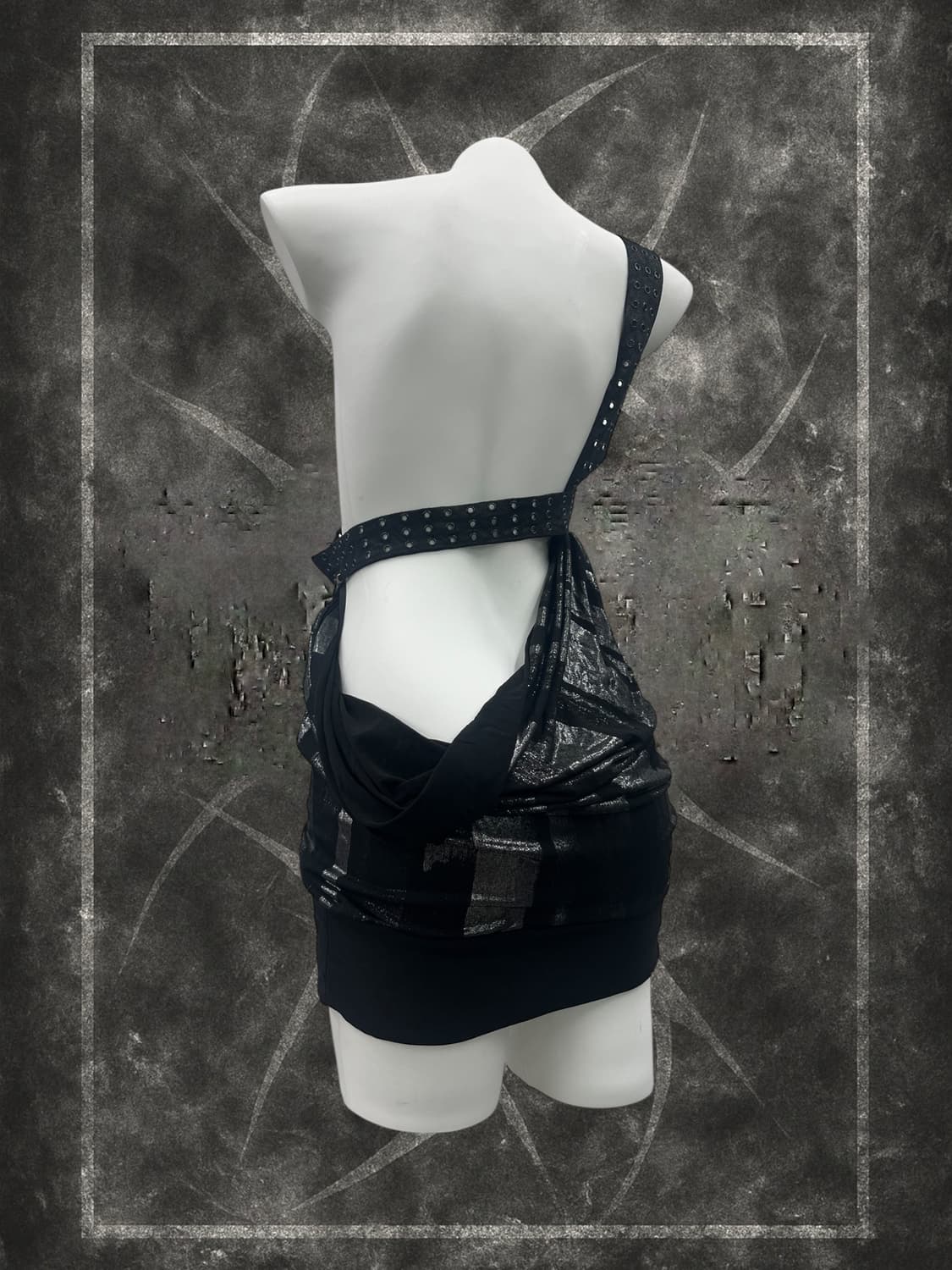 ‘SALVAGE' metalic damaged chain top 상품이미지5