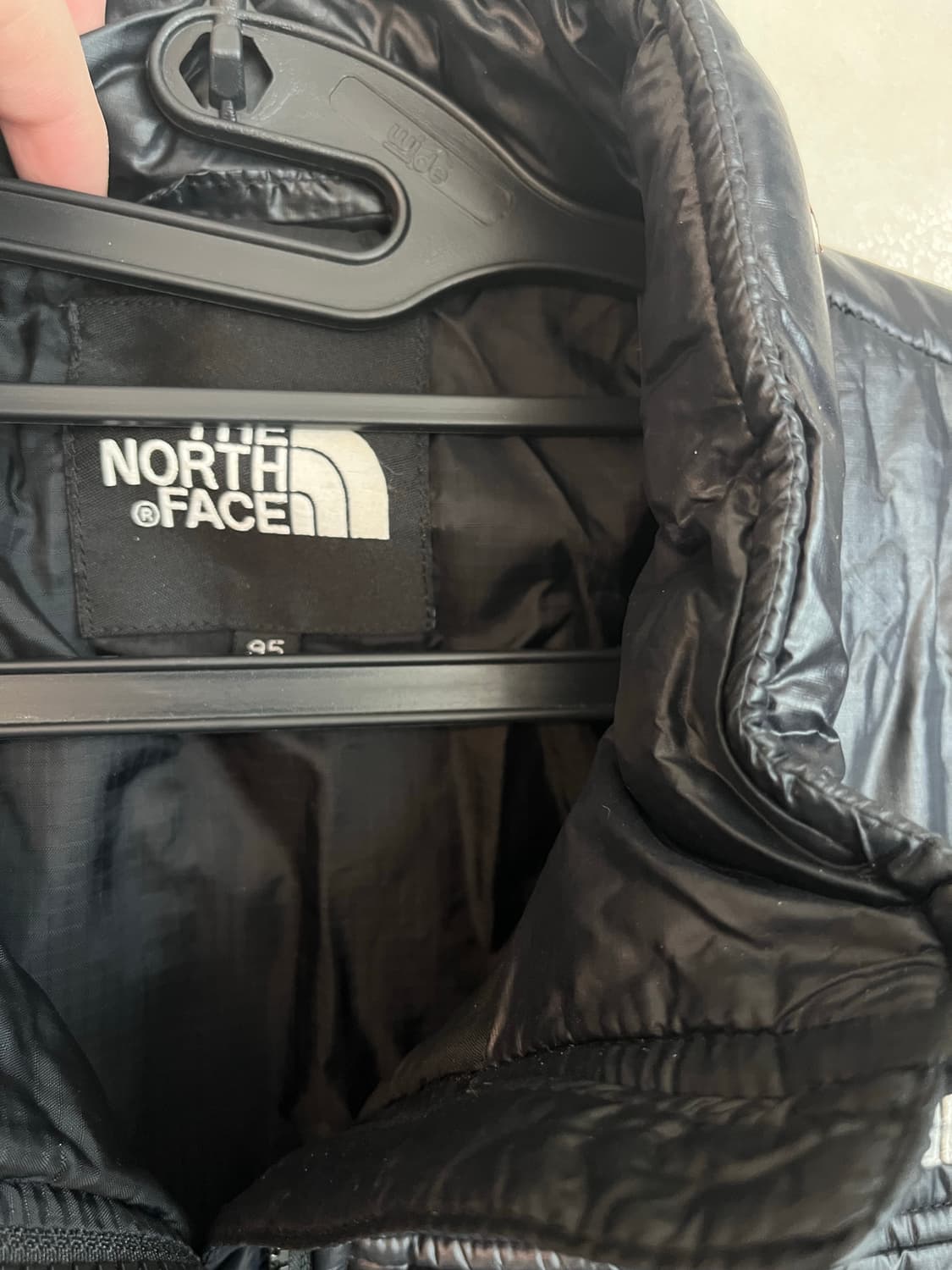 노스페이스 패딩 자켓 블랙 (95)  상품이미지4
