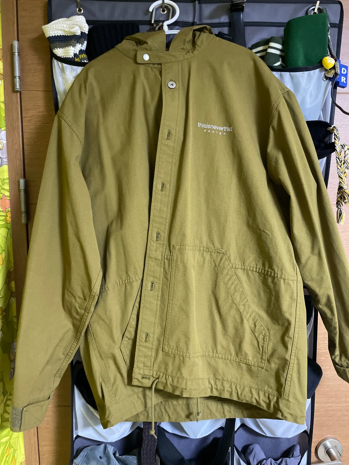 디스이즈네버댓 L-Logo Hooded Shirt Coyote 상품이미지2