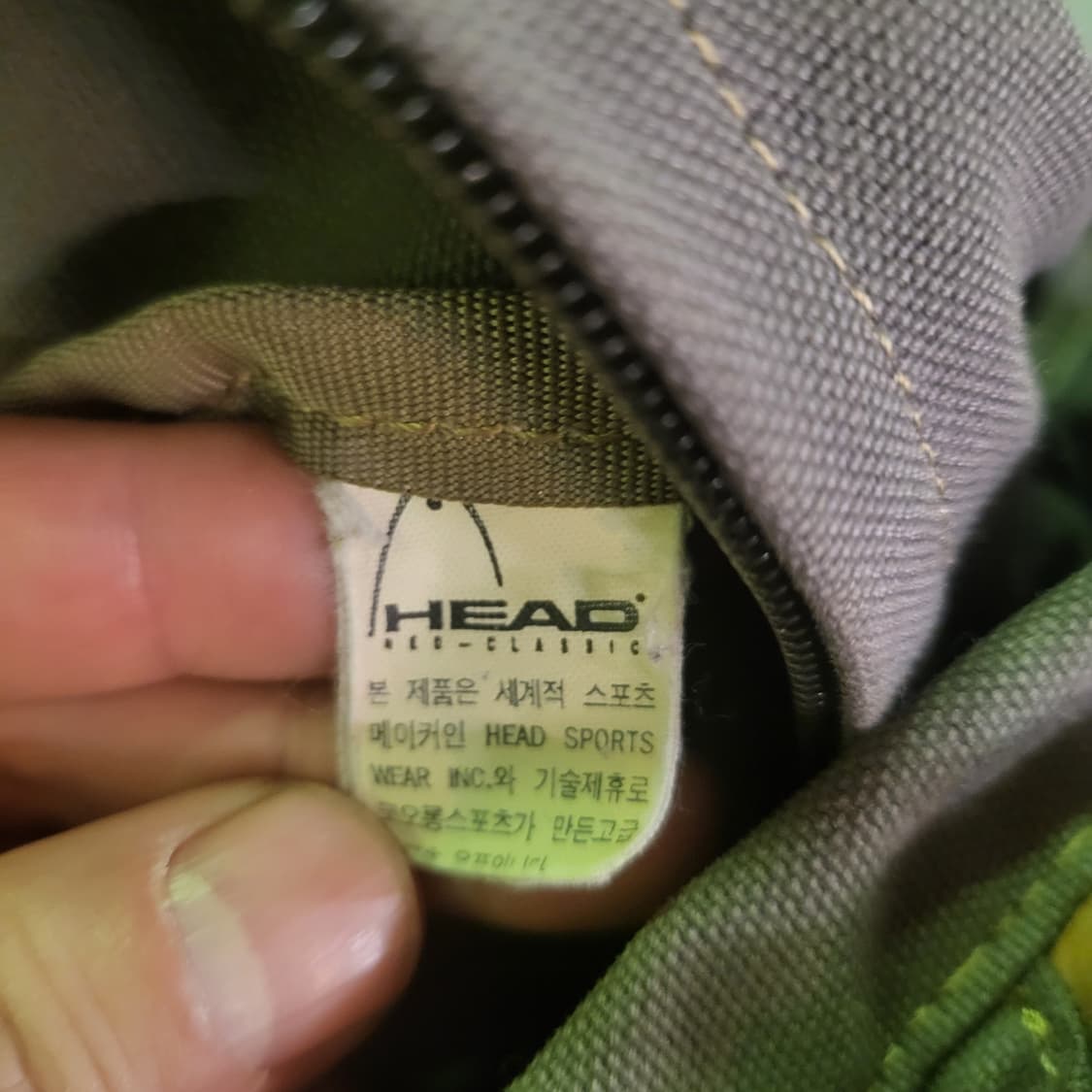 90s 헤드 레더 패치 빈티지 백팩 상품이미지8