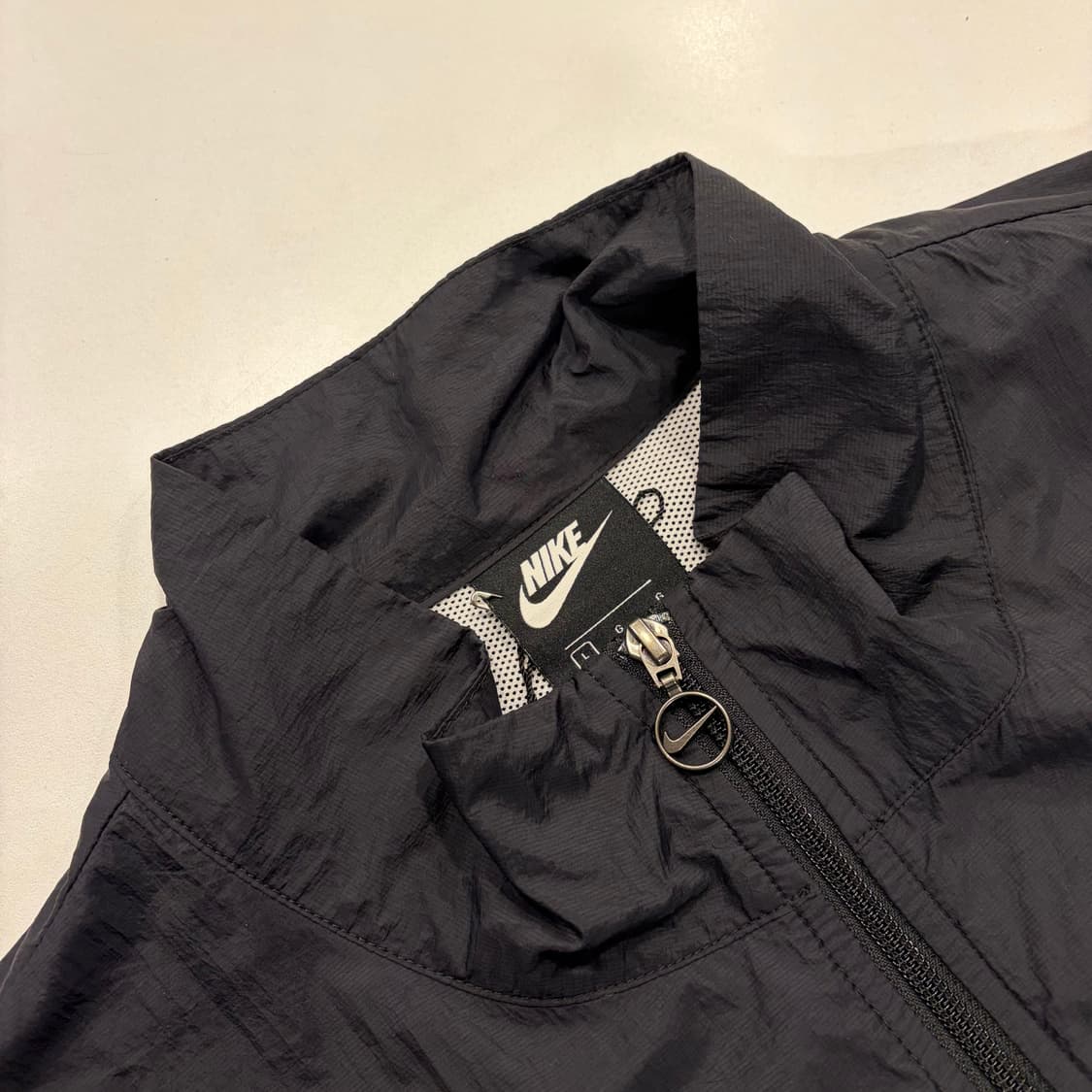 [L] 나이키 바람막이 블랙/화이트 자켓 B892 상품이미지4