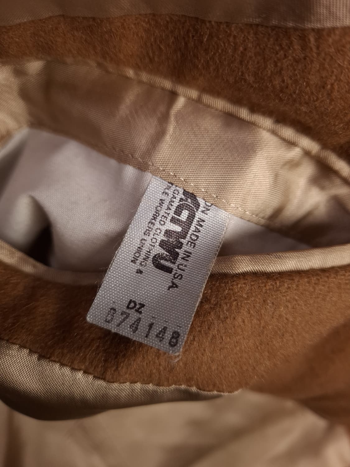 새제품급 오리지날 미국제조 랑방 카멜헤어 2버튼 블레이져 상품이미지4