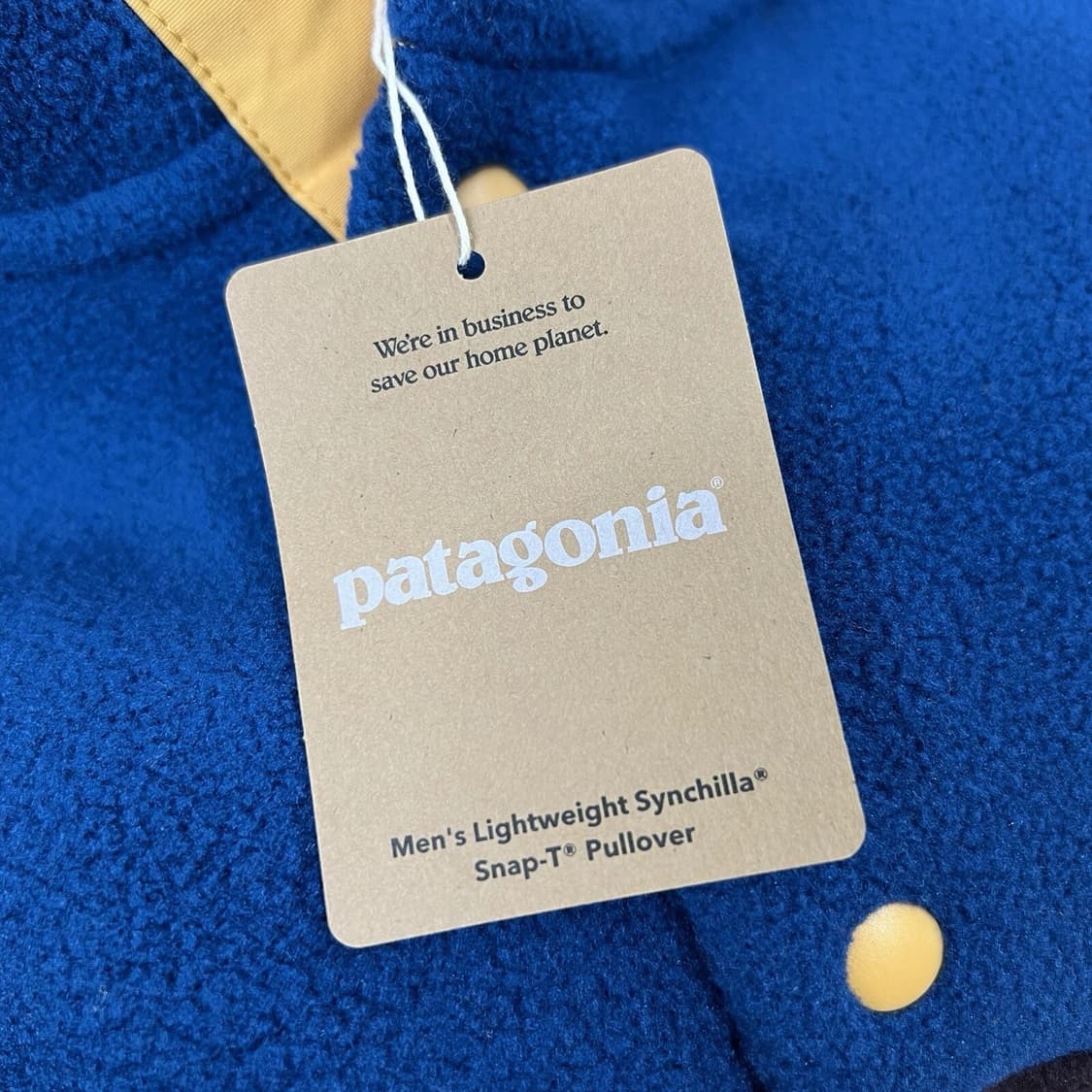 10s 파타고니아 신칠라 스냅-T 블루/브라운 상품이미지6