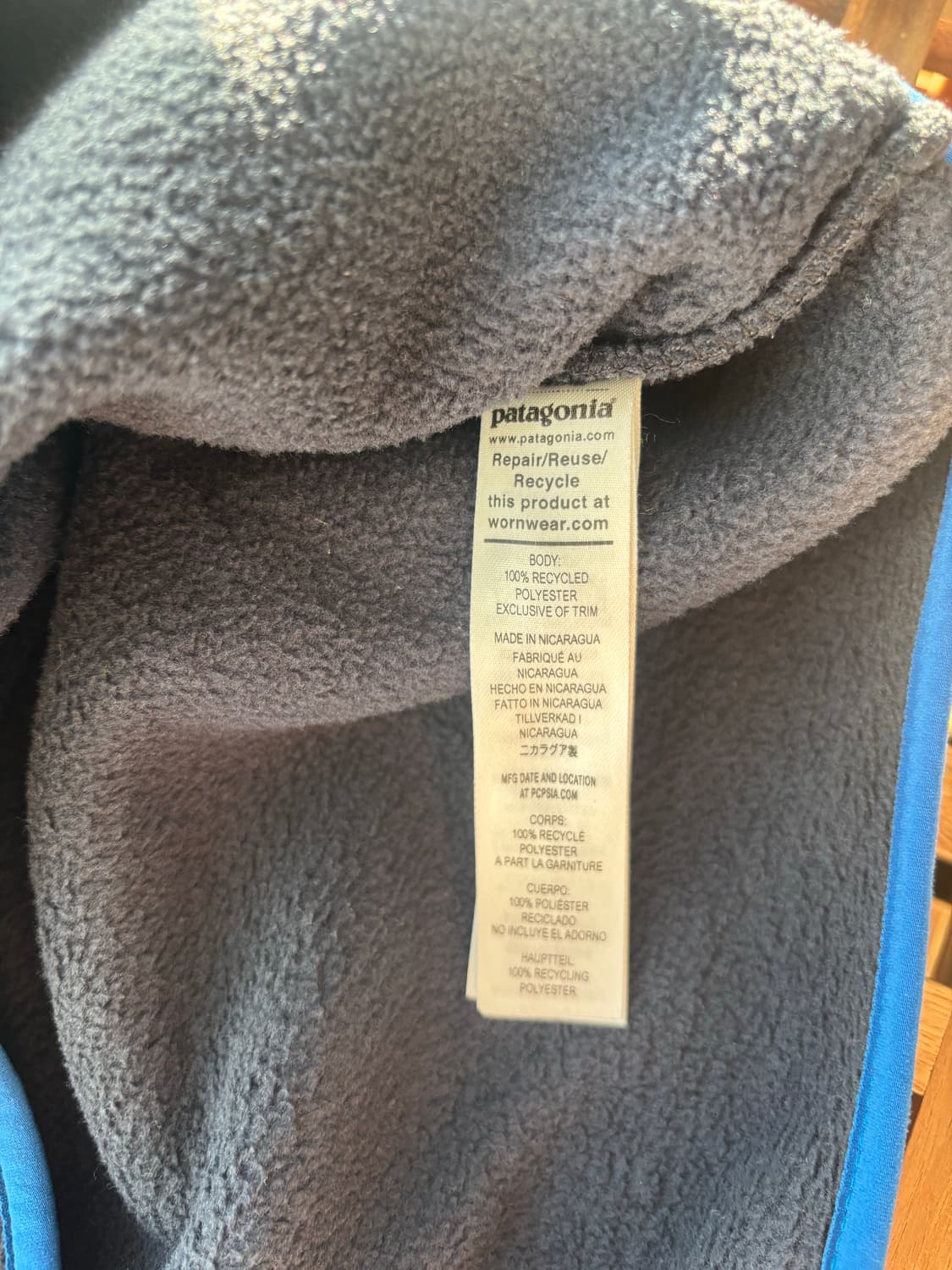 파타고니아 신칠라 피치 블루 M 상품이미지7