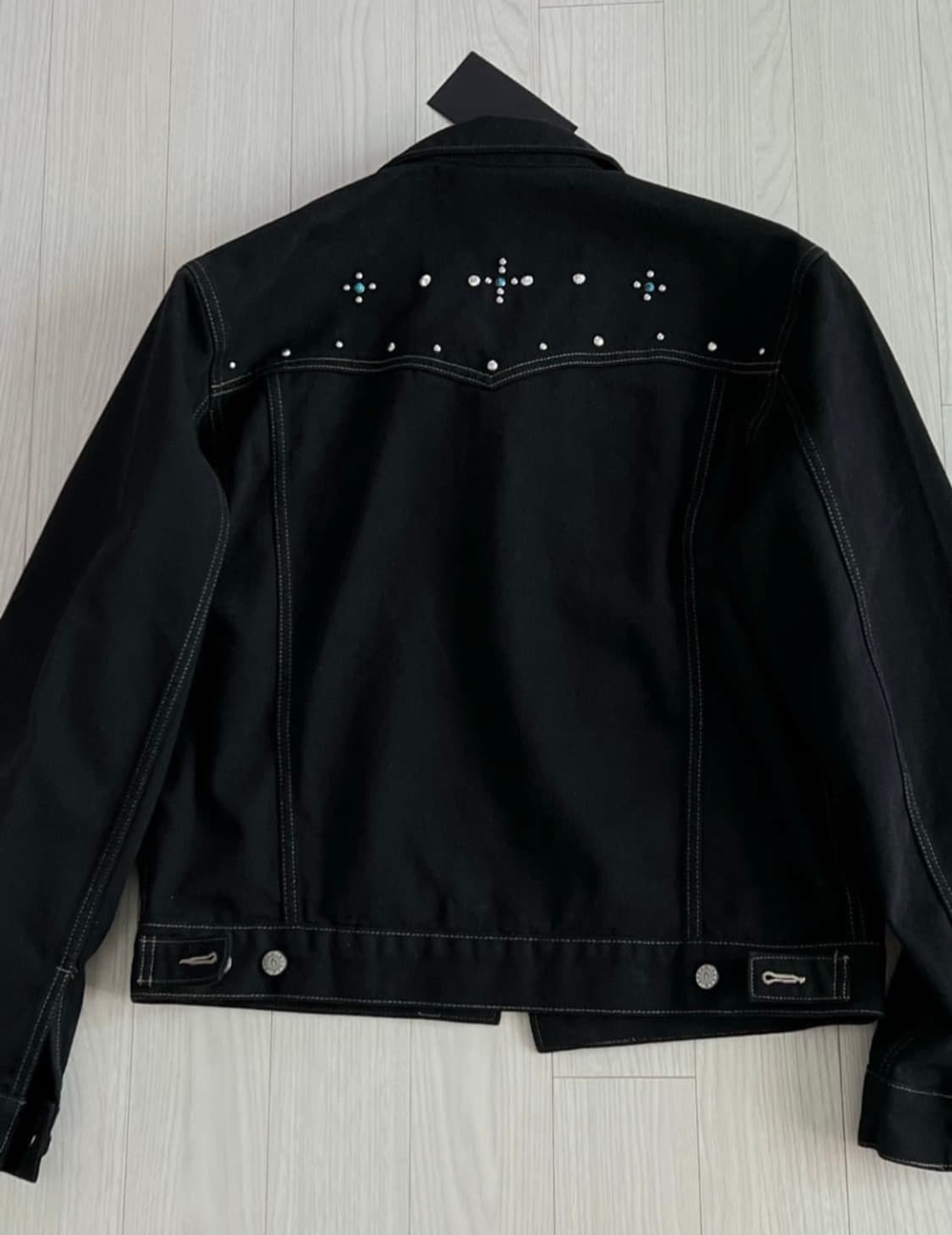 아캄 웨스턴 데님 자켓 블랙 2사이즈 상품이미지3