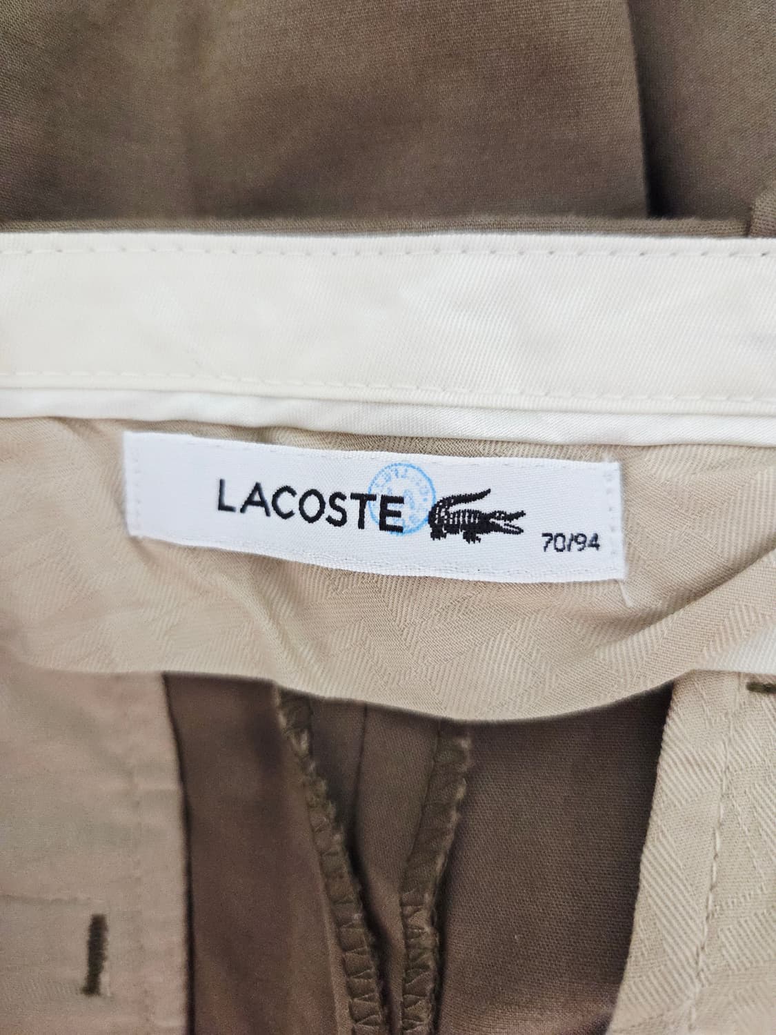 27~28. 라코스테(LACOSTE) 코튼 스판 베이직 팬츠 상품이미지6