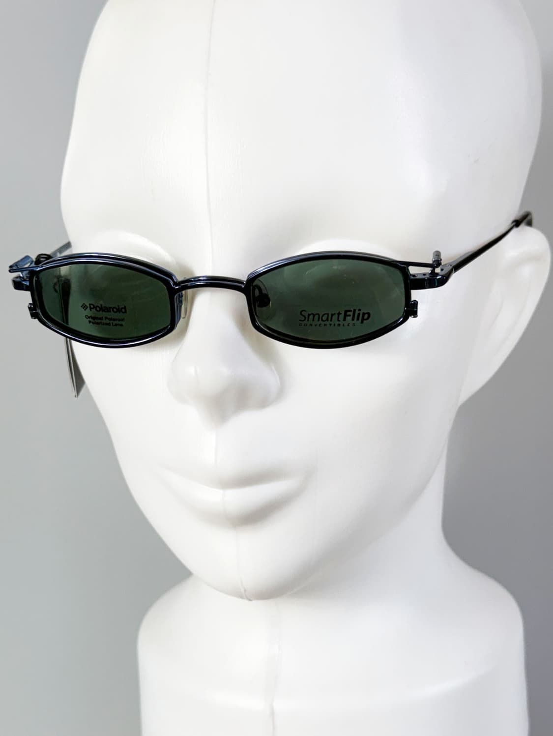 미국제 ELITE 클립온 다크블루 슬림 오벌 프레임 빈티지 안경 상품이미지9