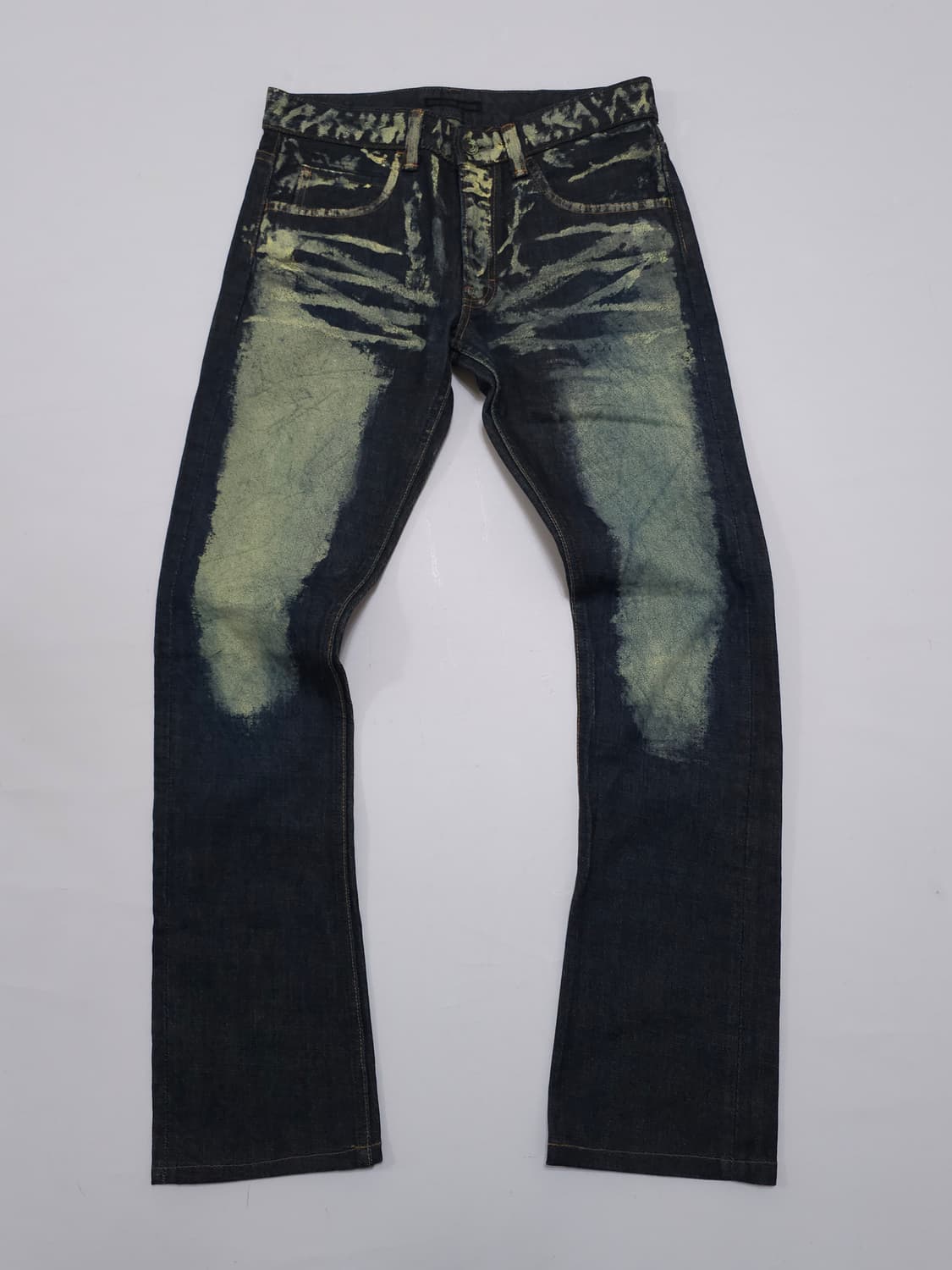 빅 존 페인팅 데님 팬츠 상품이미지1