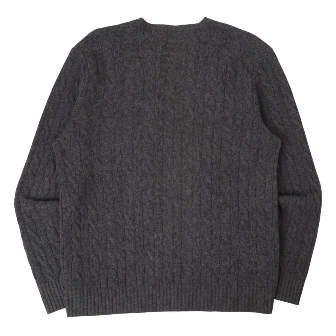 폴로 랄프로렌 그레이 울 캐시미어 케이블 니트 상품이미지5