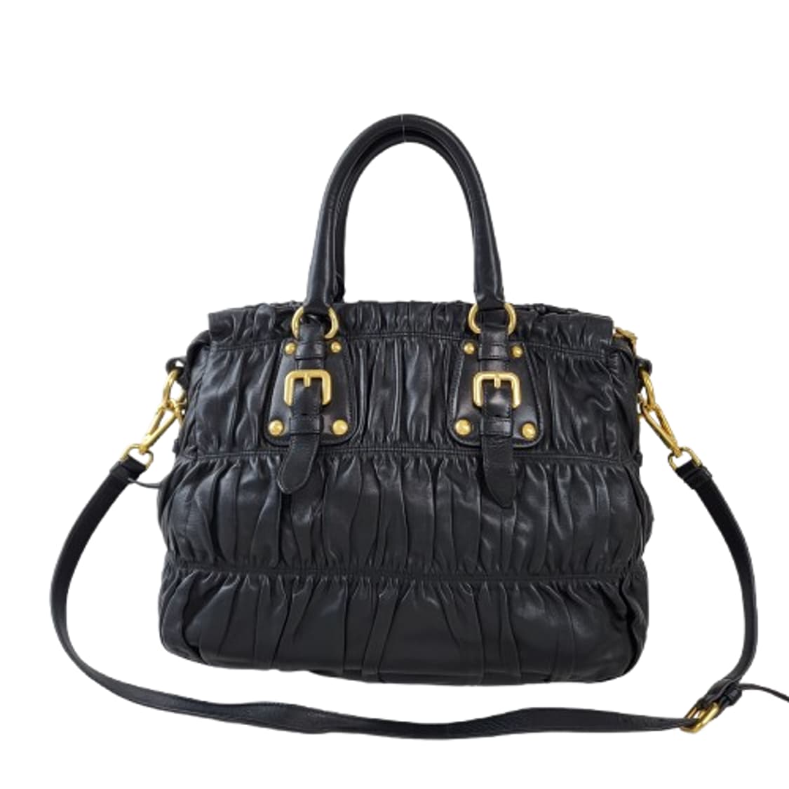 정품 프라다 클래식 고프레 램스킨 2-WAY 백 상품이미지7