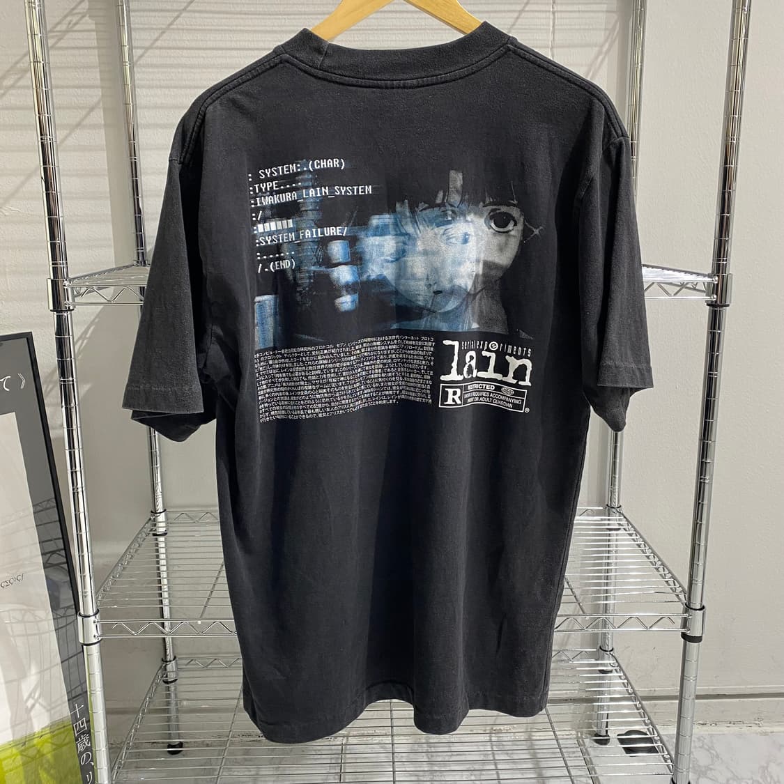 시리얼 익스페리먼츠 레인 부틀렉 애니메이션 티셔츠 애니티 상품이미지2