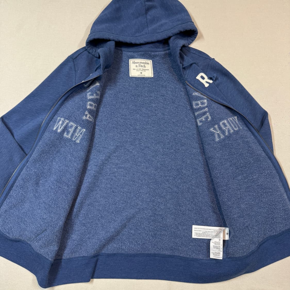 M) 아베크롬비 스펠로고 후드집업 상품이미지5