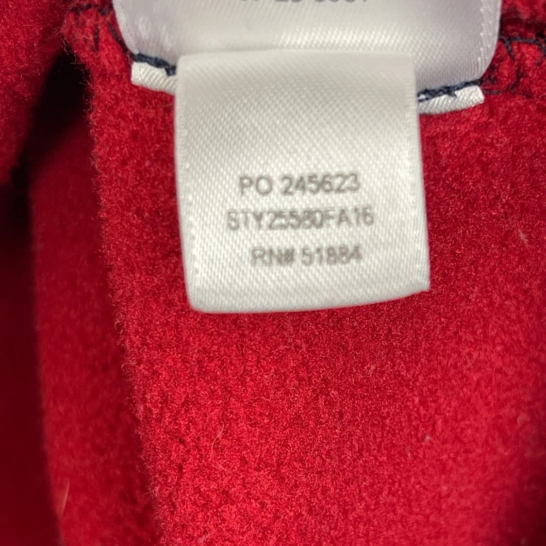 10s 파타고니아 신칠라 스냅-T 네이비/레드 상품이미지5