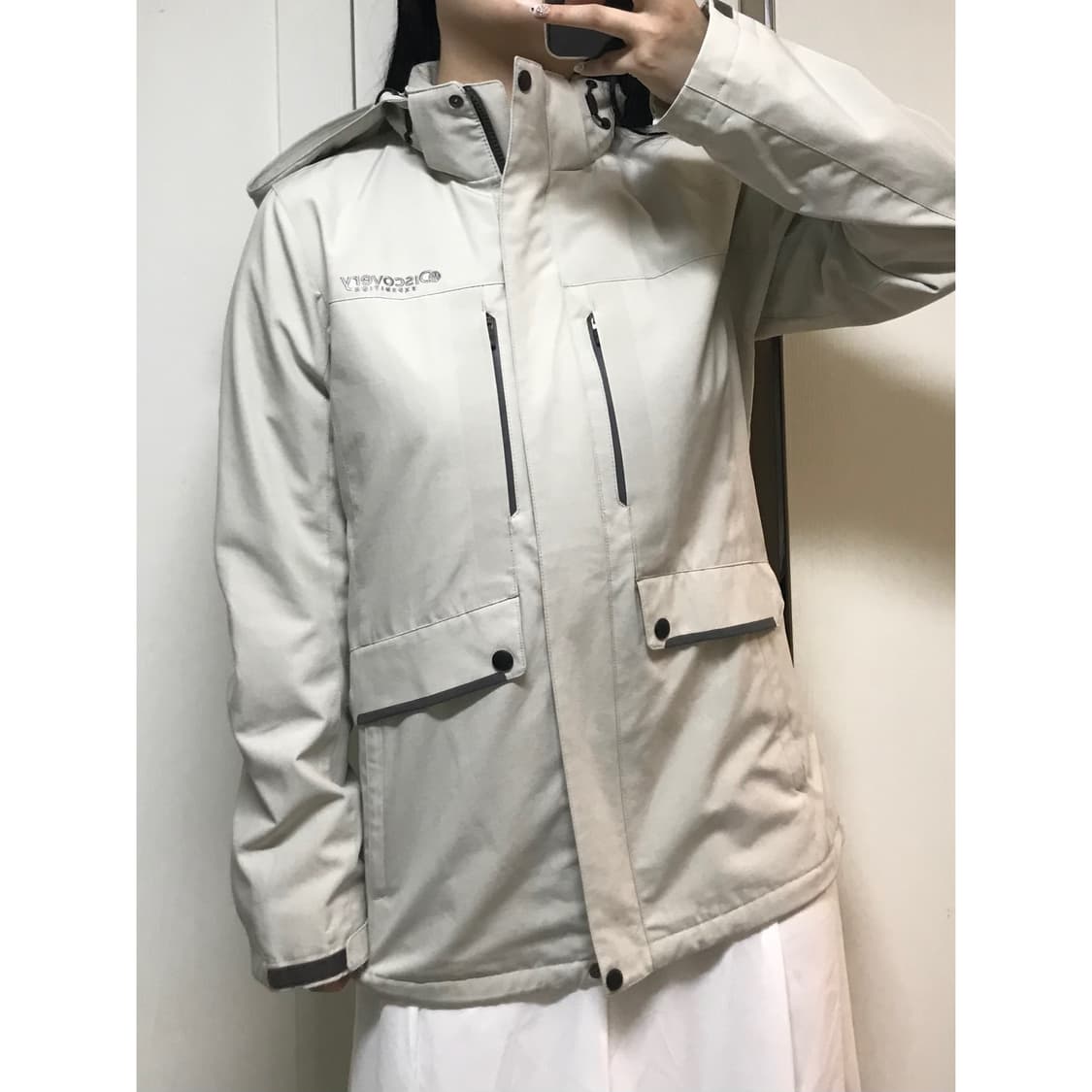 디스커버리 바람막이 롱 자켓 100 상품이미지1