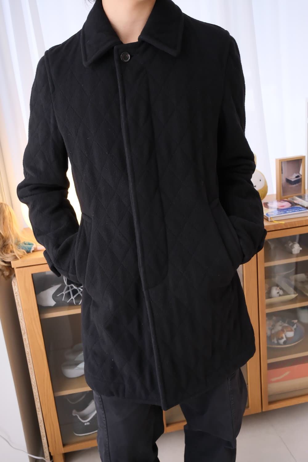 Quilted wool coat  상품이미지1