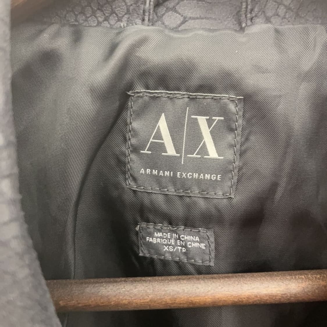 아르마니 익스체인지 락시크 뱀피 라이더 자켓 XS C07421 상품이미지5