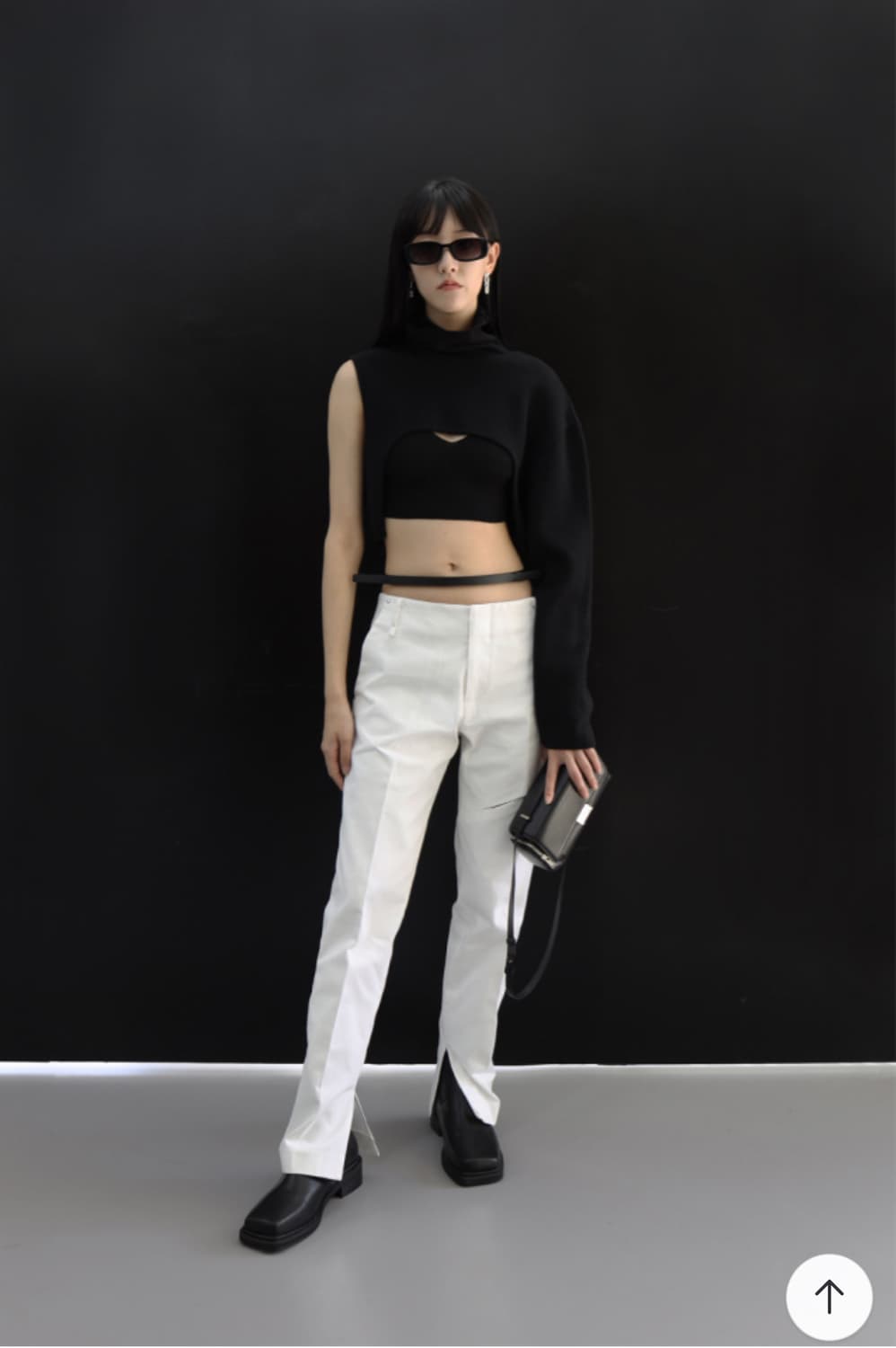 CENE OVERLAY TURTLE-NECK SWEATER  상품이미지2