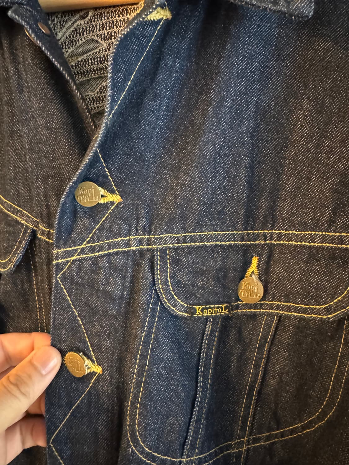 캐피탈 데님 맥시칸 턱시도 워스터나 본 자켓 상품이미지3