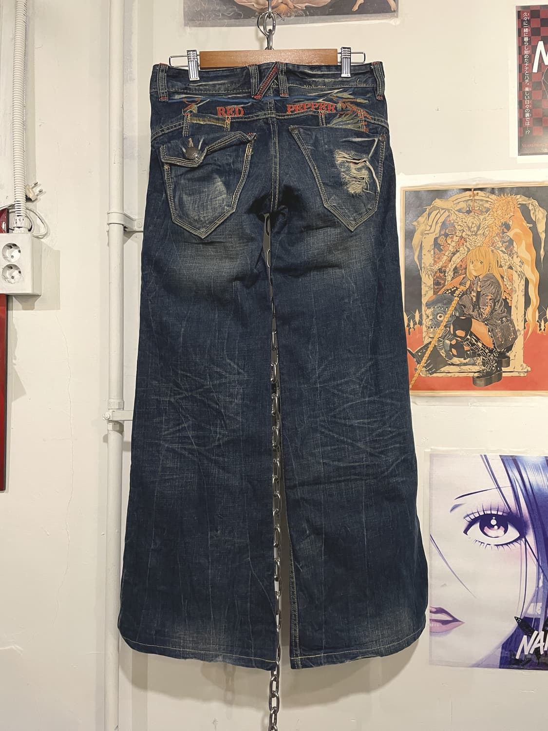 red pepper 레드페퍼 자수 세미 부츠컷 팬츠 상품이미지5