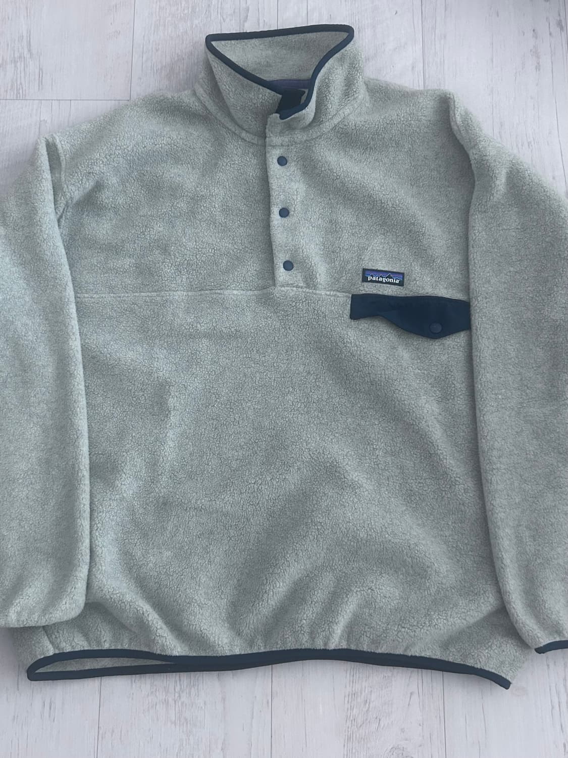 파타고니아 신칠라 플리스 풀오버 헤비웨이트 오트밀 L 상품이미지1