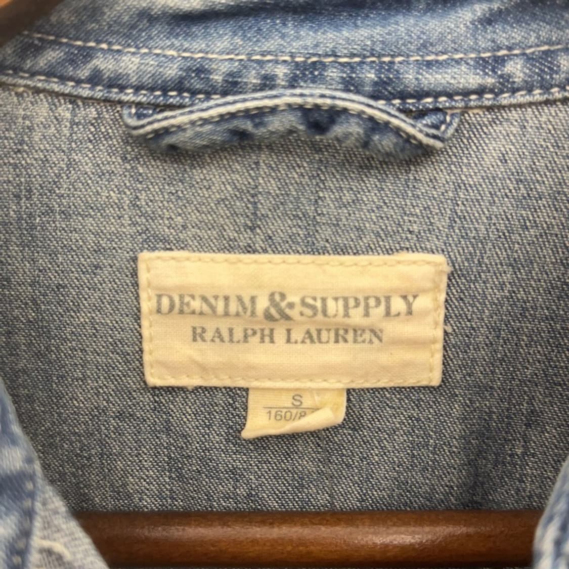 데님 앤 서플라이 웨스턴 컨트리 플라워 데님셔츠 S C08023 상품이미지5