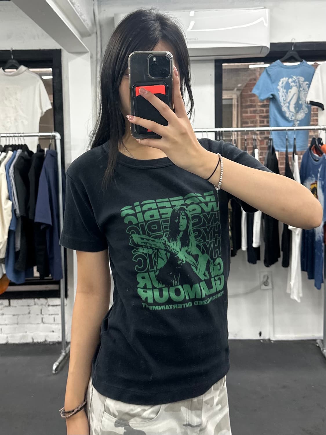 히스테릭 글래머 히스걸 그래픽 티셔츠 상품이미지2