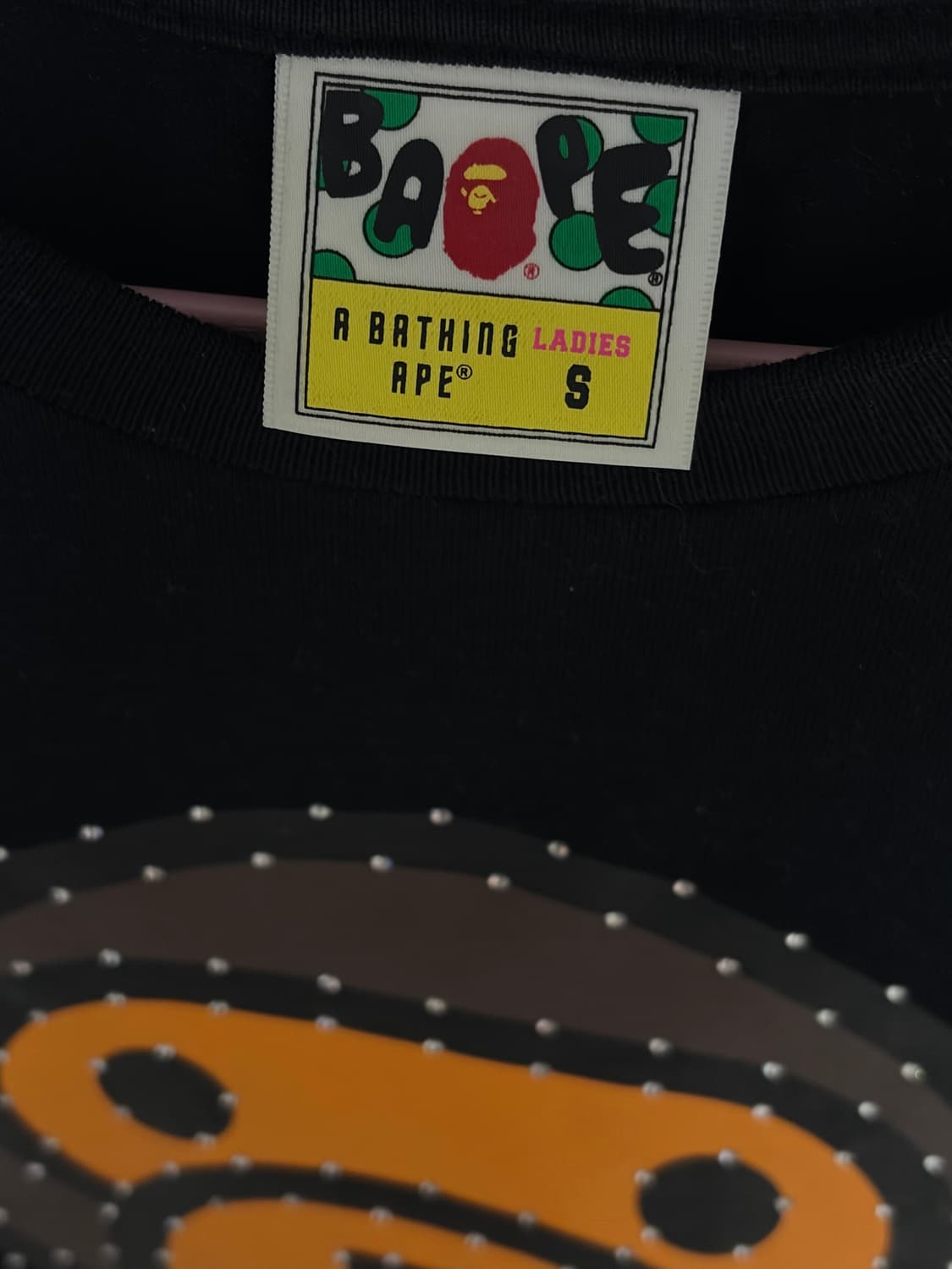 베이프 베이비마일로 크리스탈 반팔 women s 상품이미지5