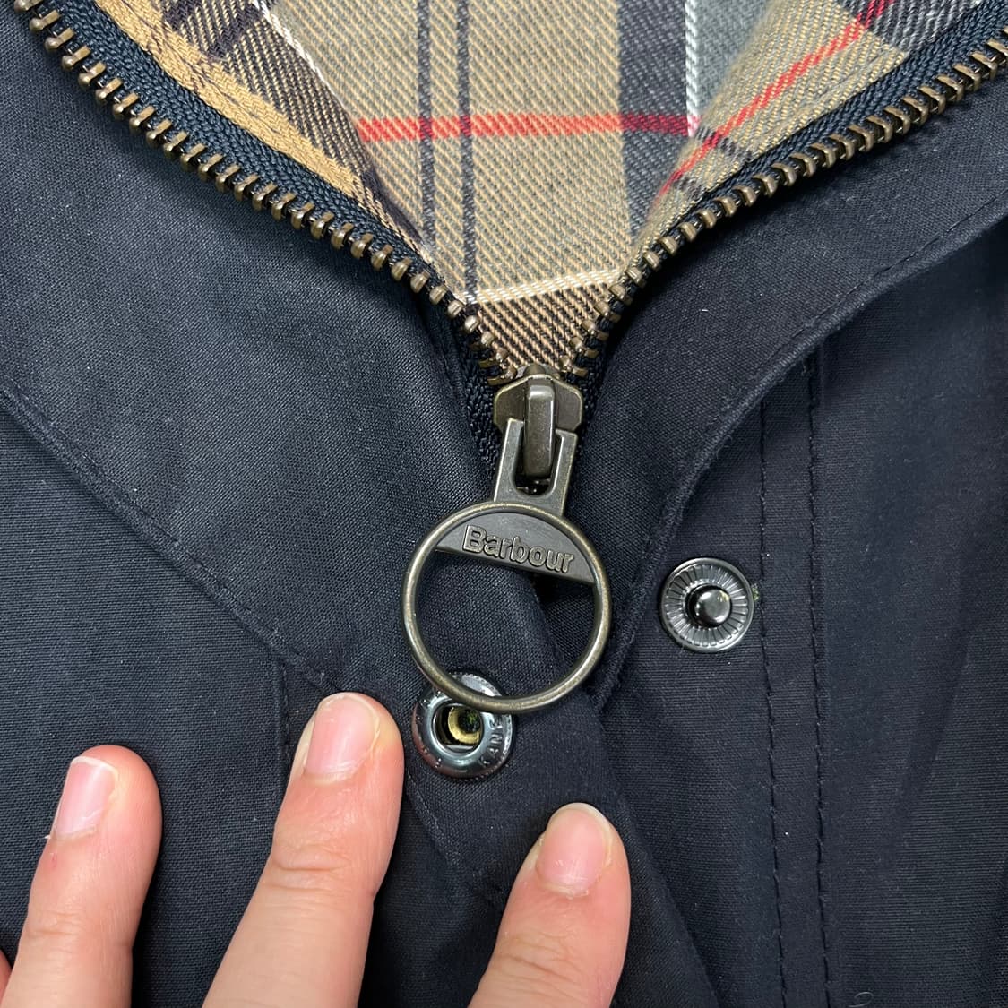 W 100 바버 뷰포트 왁스 자켓 상품이미지4