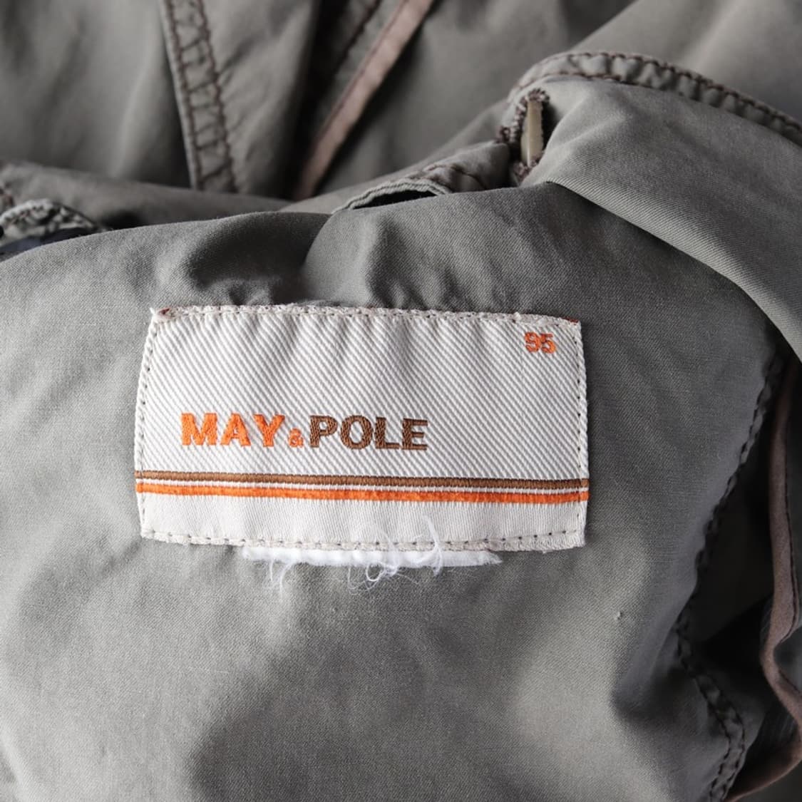 메이폴 아메카지 무드 코튼 워크 자켓 카키 M 상품이미지5