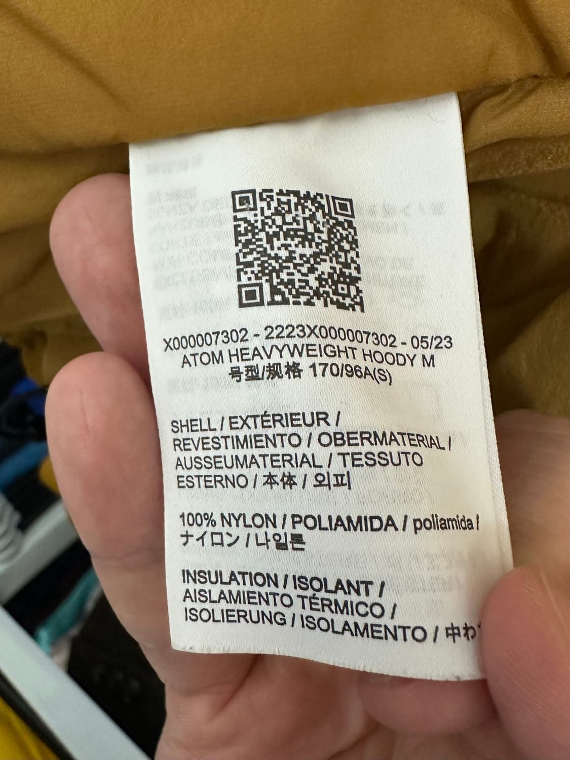 아크테릭스 아톰 헤비웨이트 후디 유콘 상품이미지5