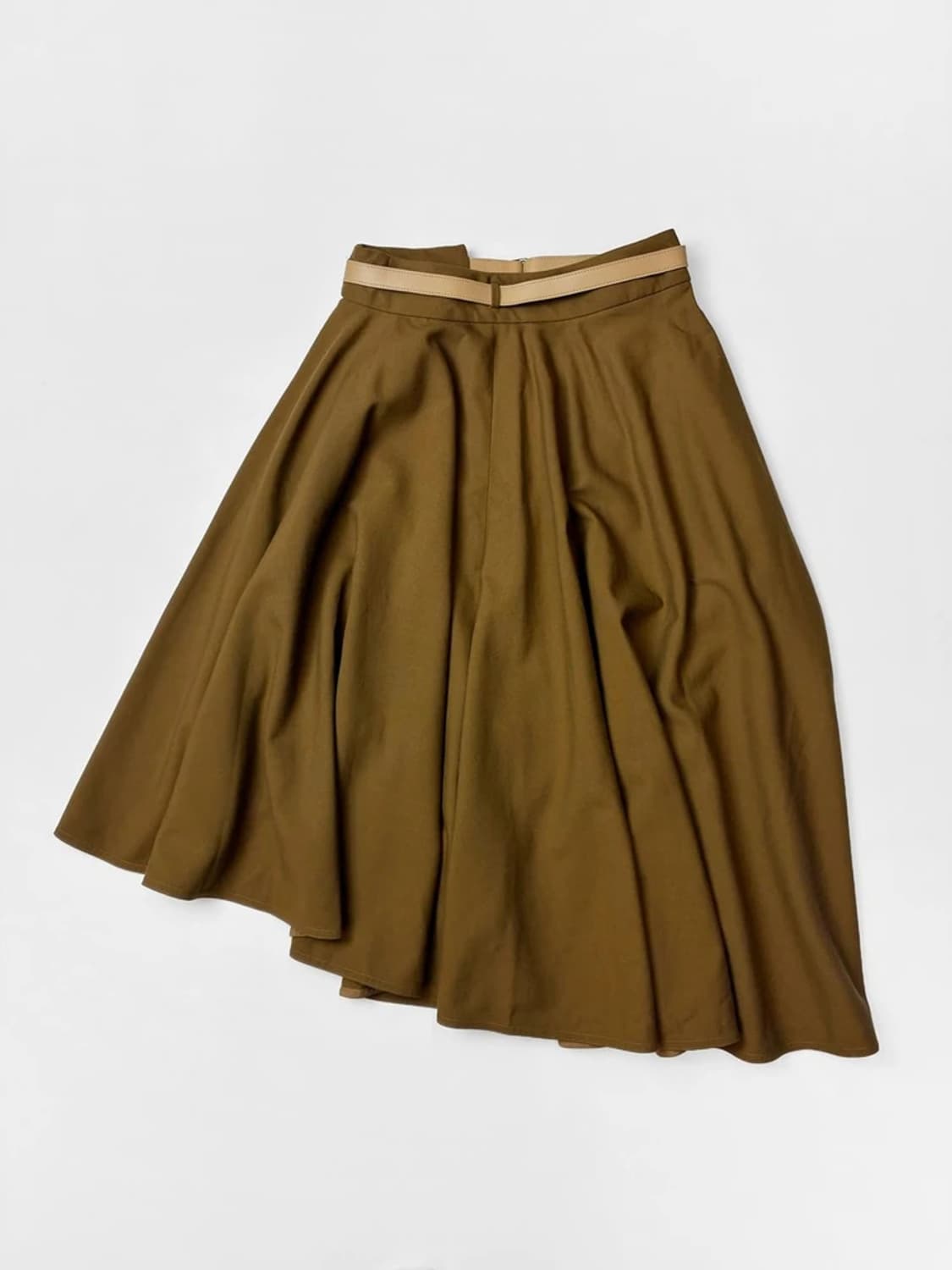 에르메스 명품 100% 울 언발 플리츠 스커트 PN5725    상품이미지6