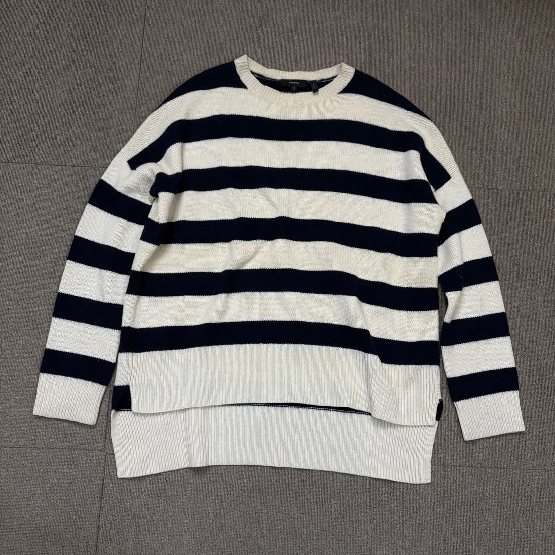 theory 띠어리 우먼스 오버핏 스트라이프 니트  상품이미지1