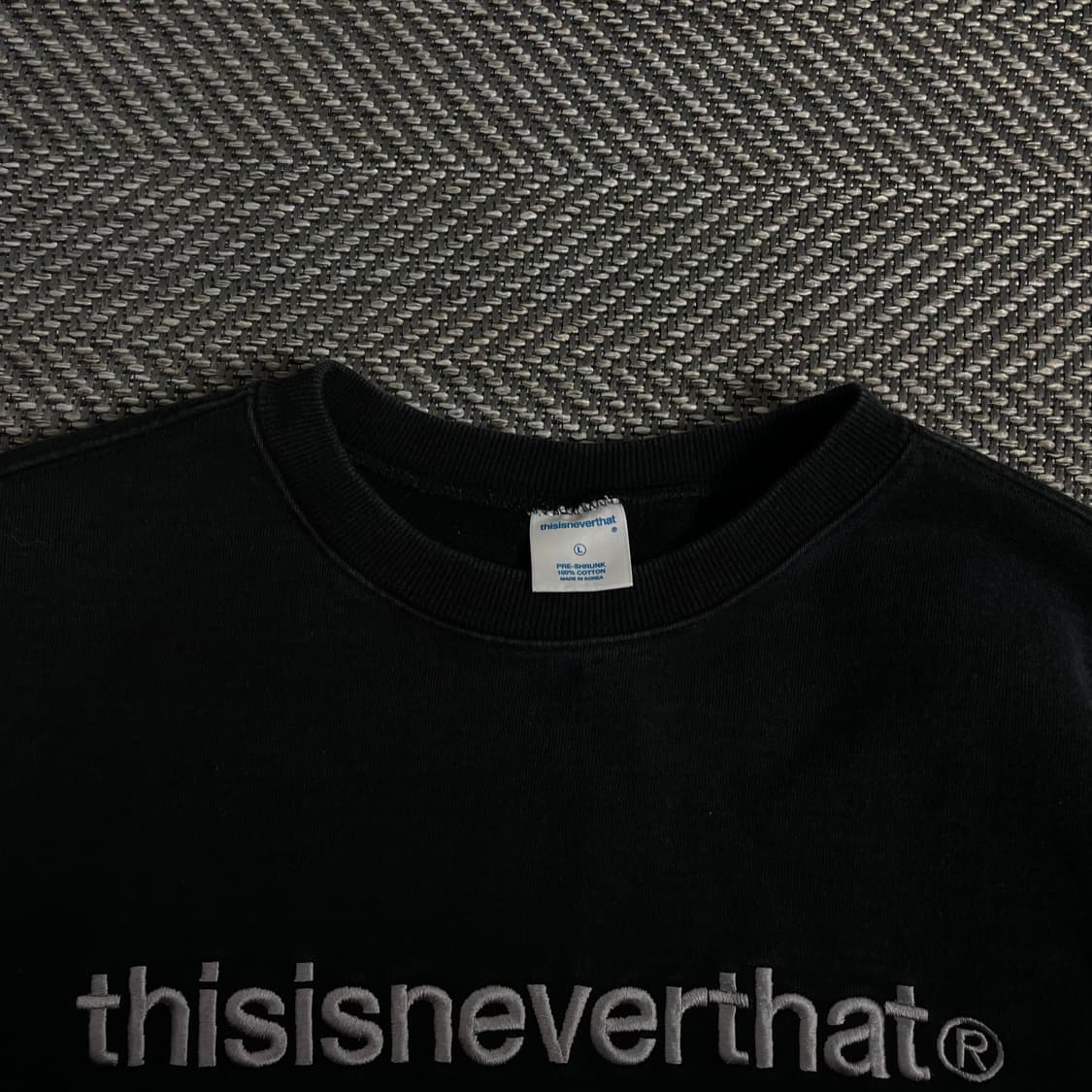 디스이즈네버댓 빅로고 박시핏 맨투맨y 3064 상품이미지5