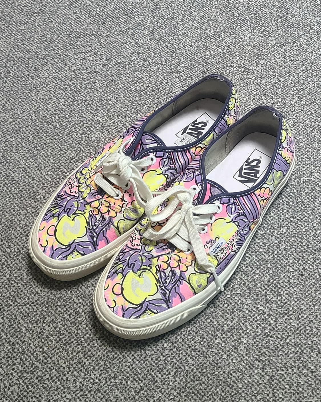 반스 어센틱 플라워 스니커즈 275mm 상품이미지1