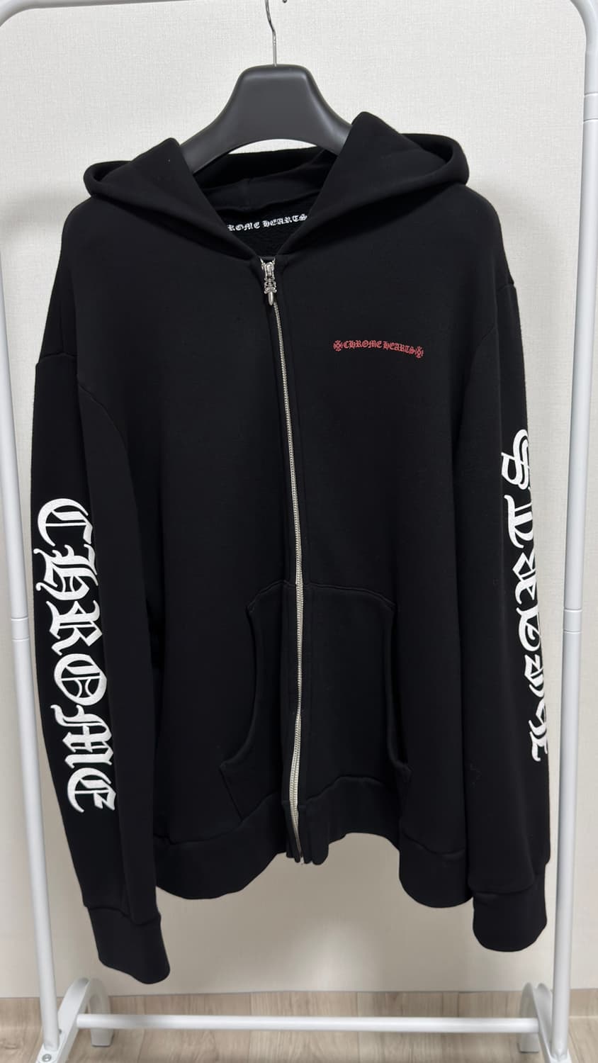 크롬하츠 뉴클리어 후드집업L 꿀매 상품이미지2