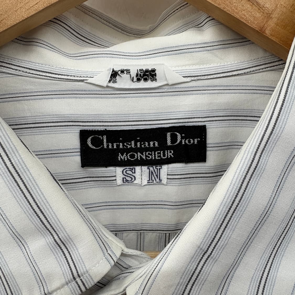 크리스챤 디올 스트라이프 셔츠 남방 남성 L 상품이미지3
