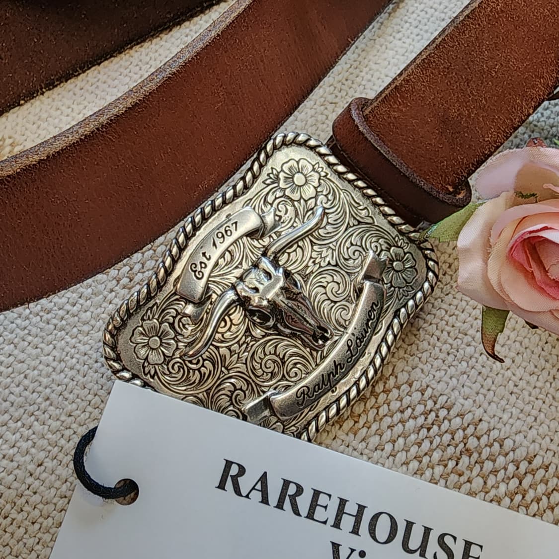 폴로 진스 메탈 버클 레더 벨트 32 상품이미지5