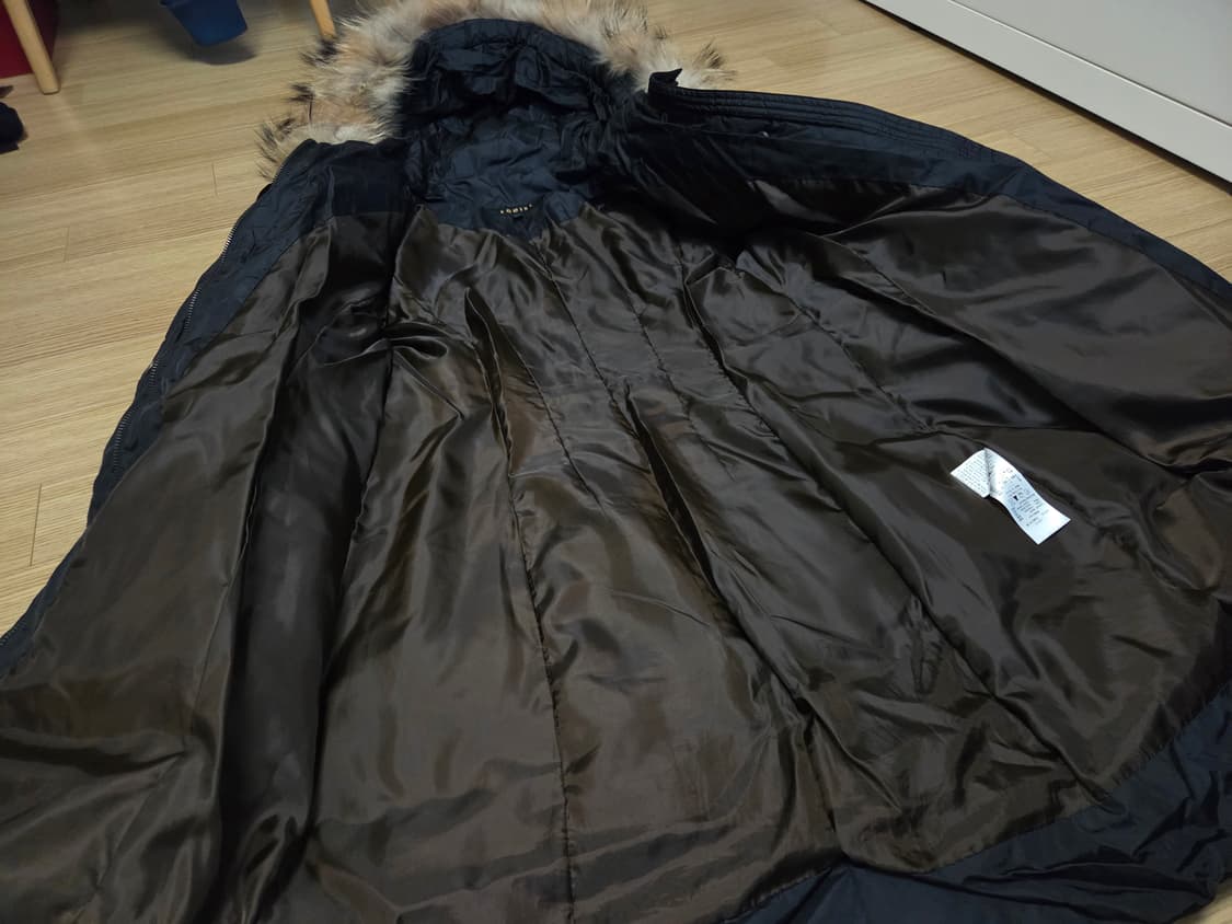 에고이스트 라쿤퍼 롱 패딩 점퍼 상품이미지5