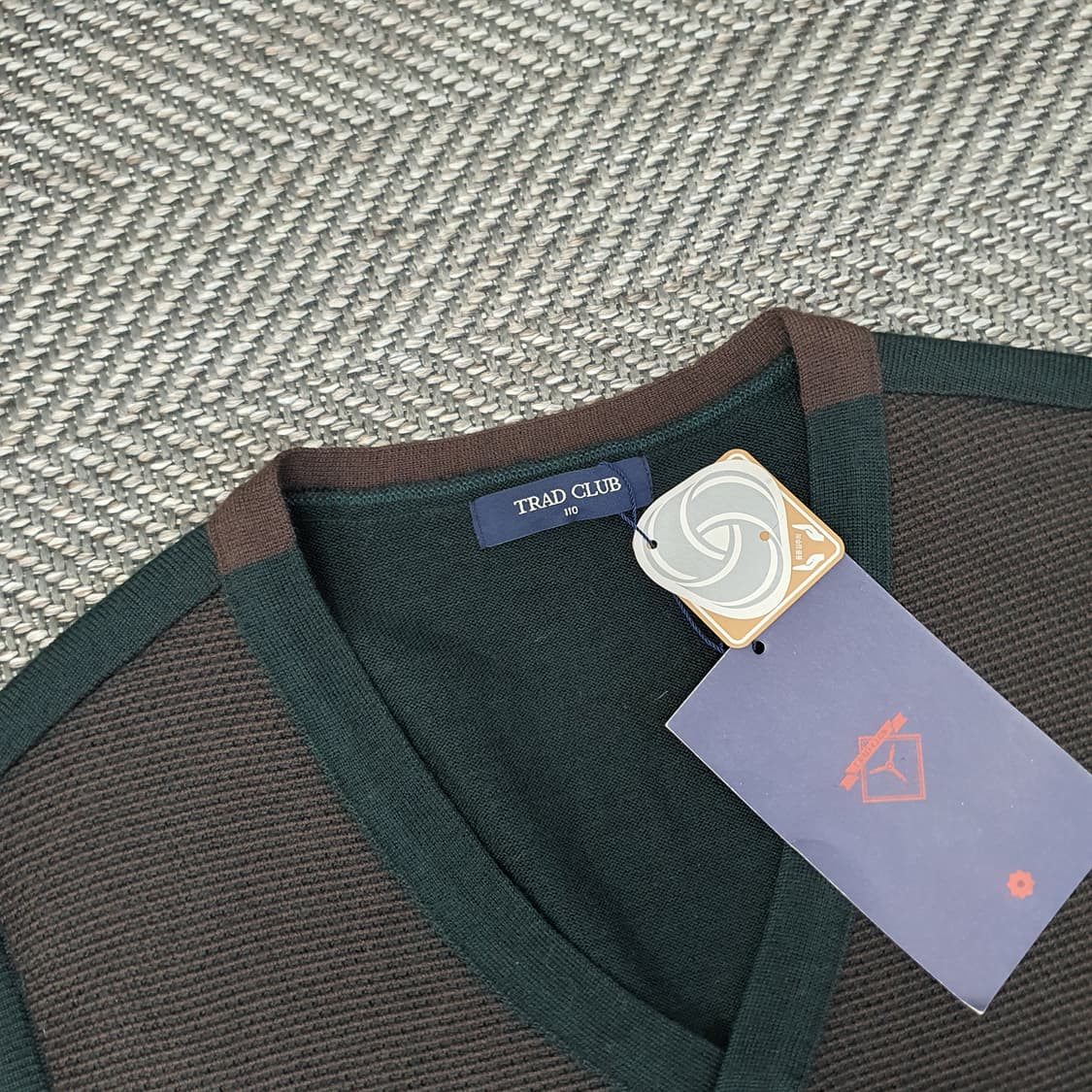 미착용 트래드클럽 니트 조끼 남자105~110 상품이미지2