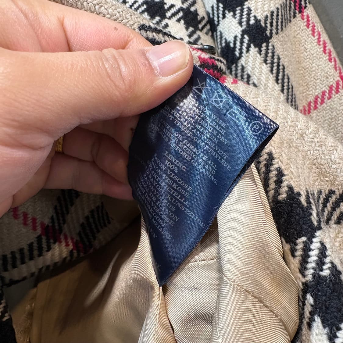 [UK8] BURBERRY 버버리 체크 롱 코트 상품이미지7